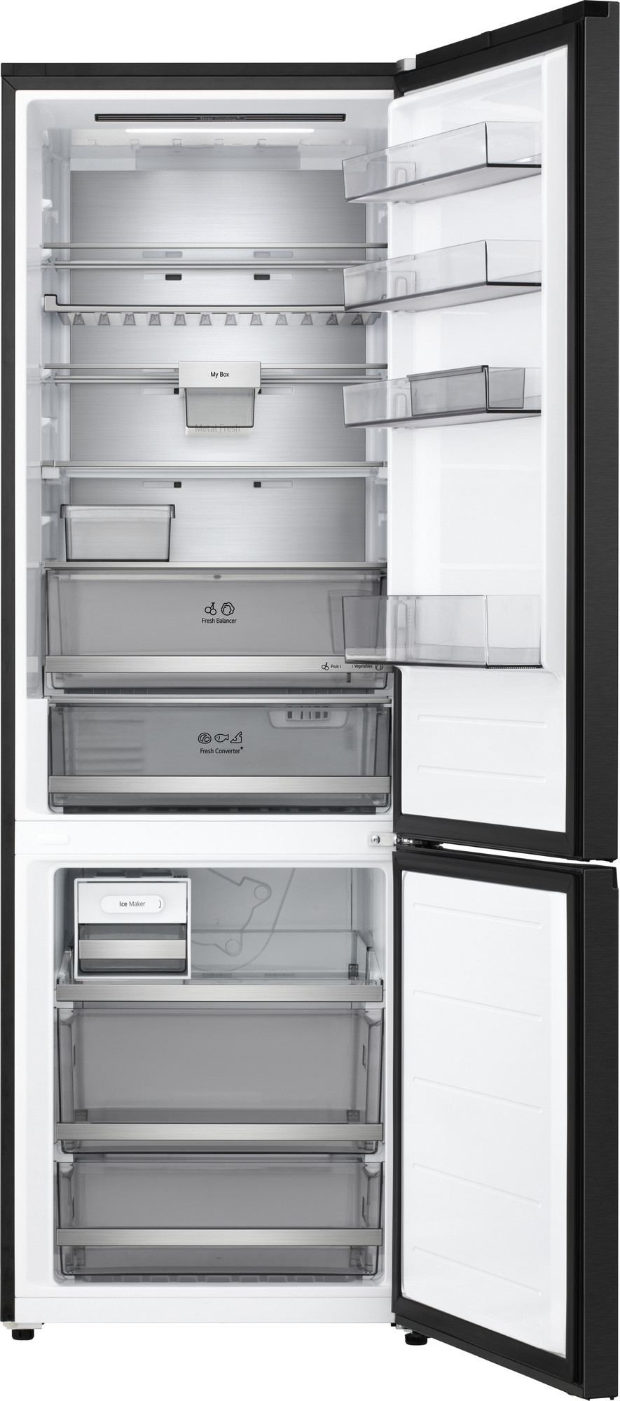 Холодильник с морозильником LG GC-B640FTKM — фото 2