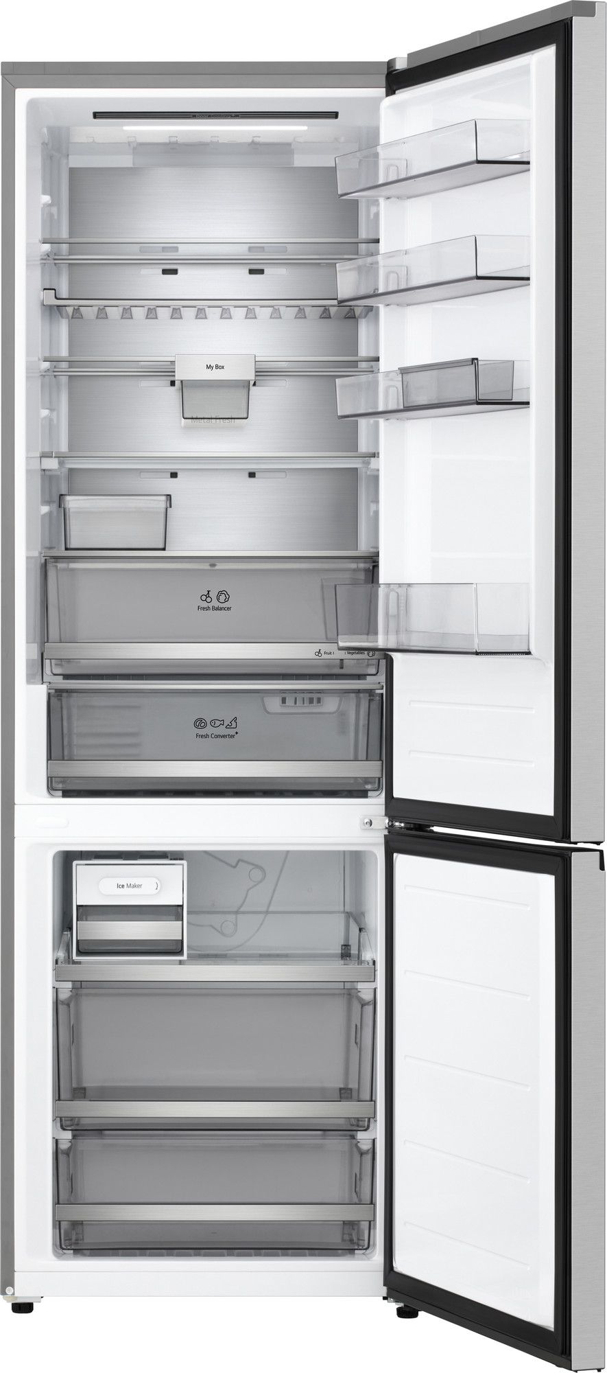 Холодильник с морозильником LG GC-B640FMKM — фото 2