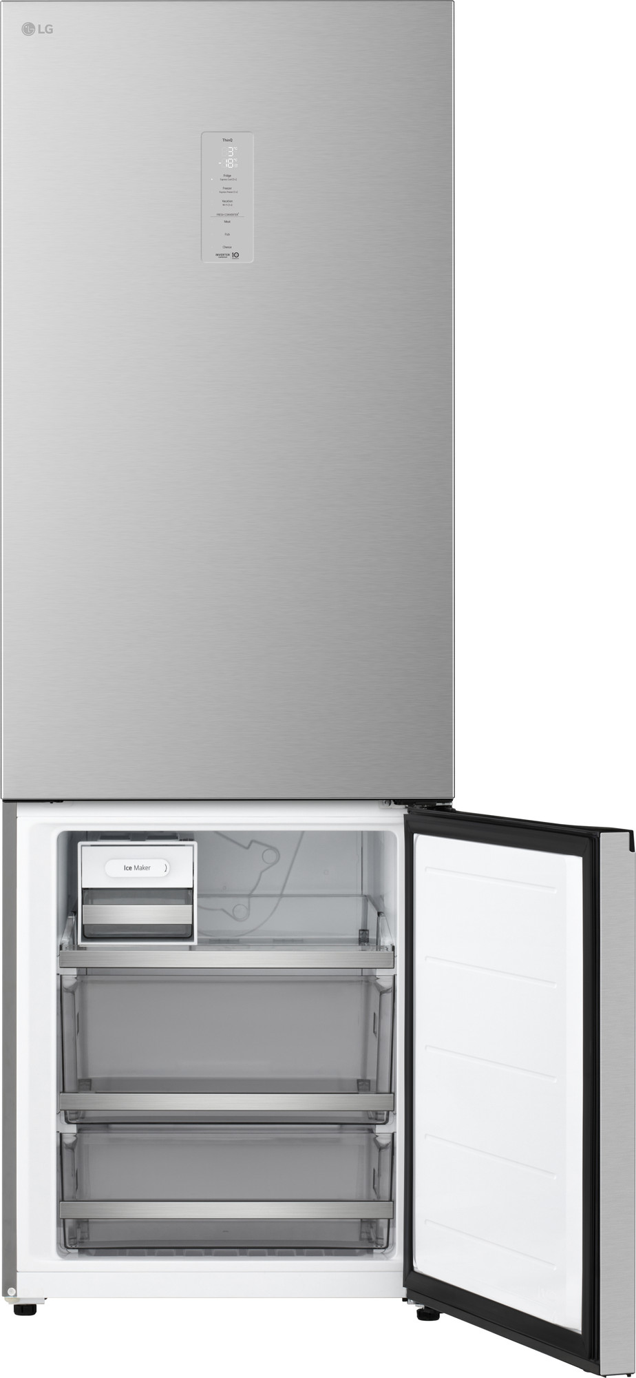 Холодильник с морозильником LG GC-B640FMKM — фото 5