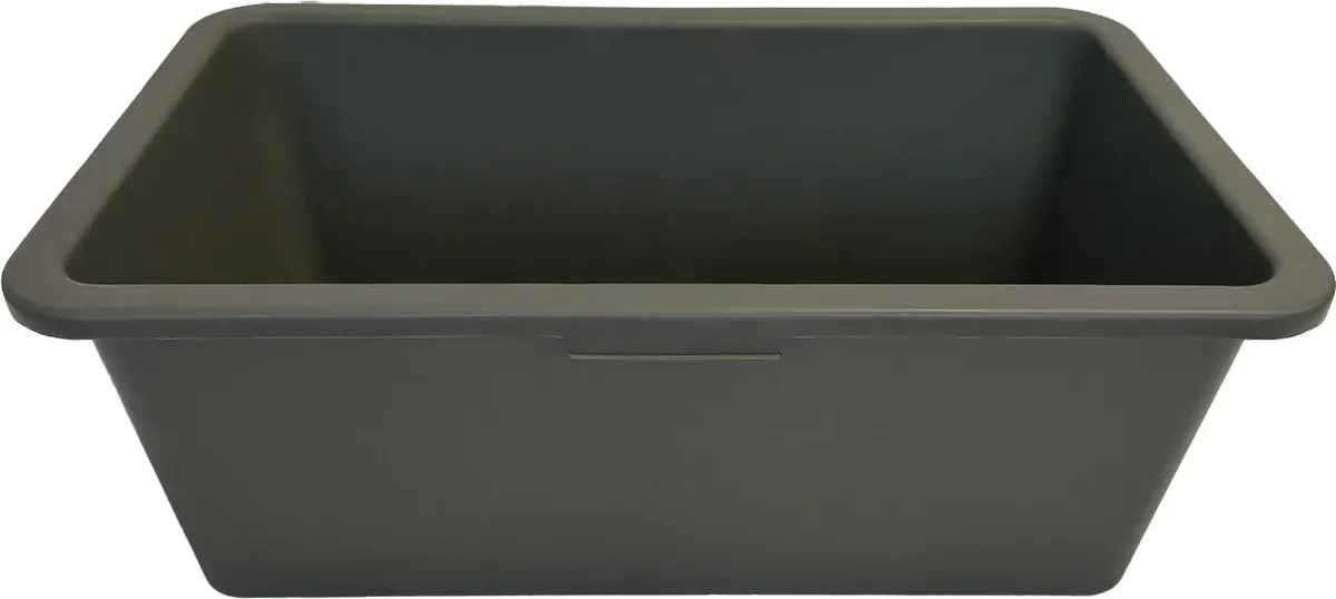 Таз строительный RV Plast Премиум прямоугольный 0248 (55л, хаки)
