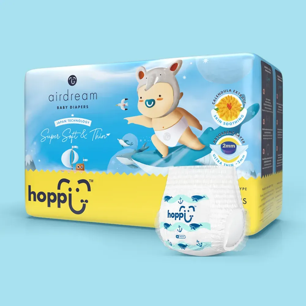 Подгузники-трусики детские Hoppi AirDream M 6-11кг / HB-029-M (44шт) — фото 6