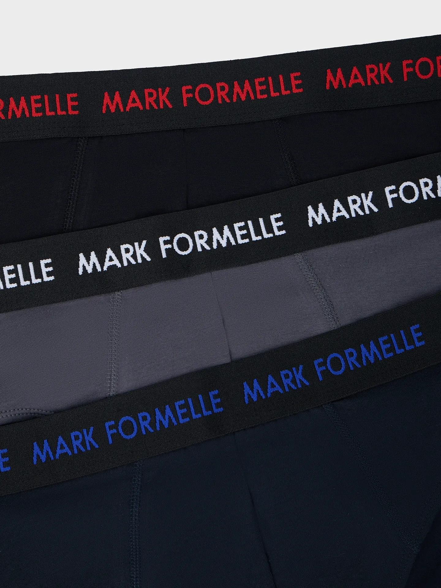 Комплект мужских трусов Mark Formelle 411170-3 (р.82-92, графит/неви/черный) — фото 3