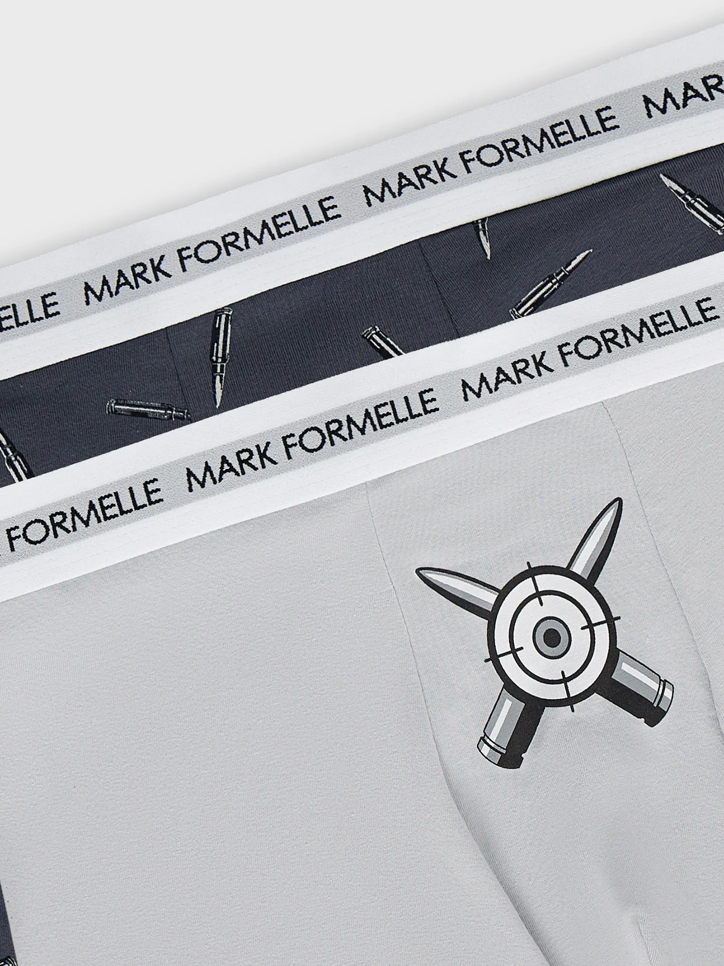 Комплект мужских трусов Mark Formelle 411228-2 (р.94-104, лунный луч/пули на графите) — фото 3