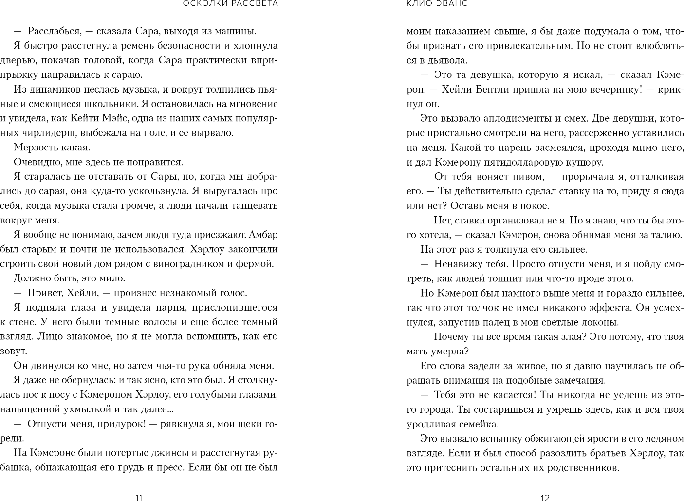 Художественная книга Inspiria Осколки рассвета, мягкая обложка (Эванс Клио) — фото 5
