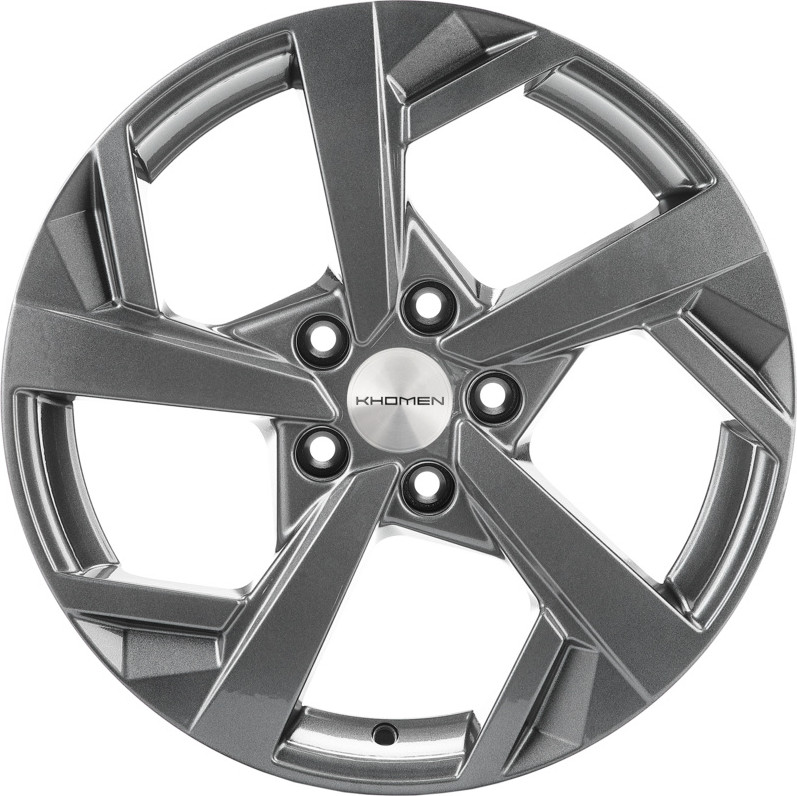 Литой диск Khomen KHW1712 Haval Jolion 17x7" 5x114.3мм DIA 66.5мм ET 37мм Gray