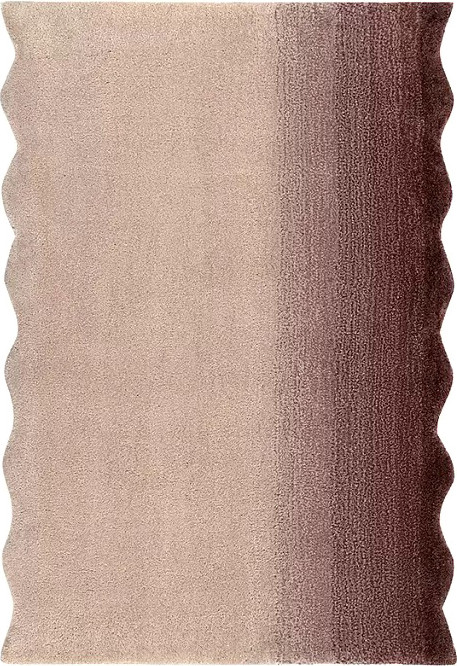 Коврик Tkano Over Horizon Trendy Ruffles / TK25-DR0007 (марсала)