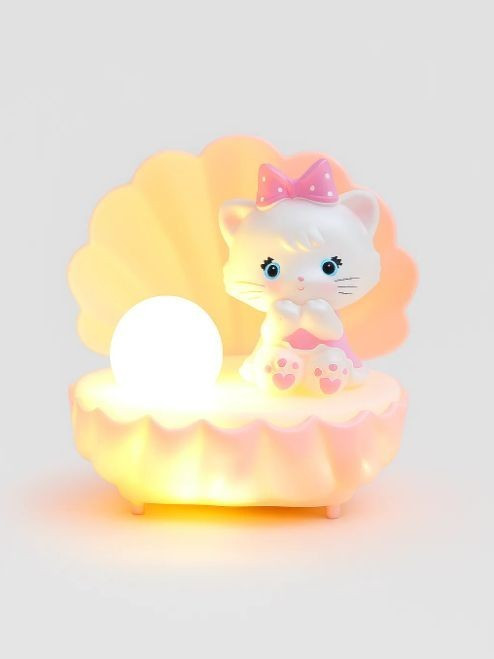 Ночник ILikeGift Shell kitty / 991-9-A — фото 2