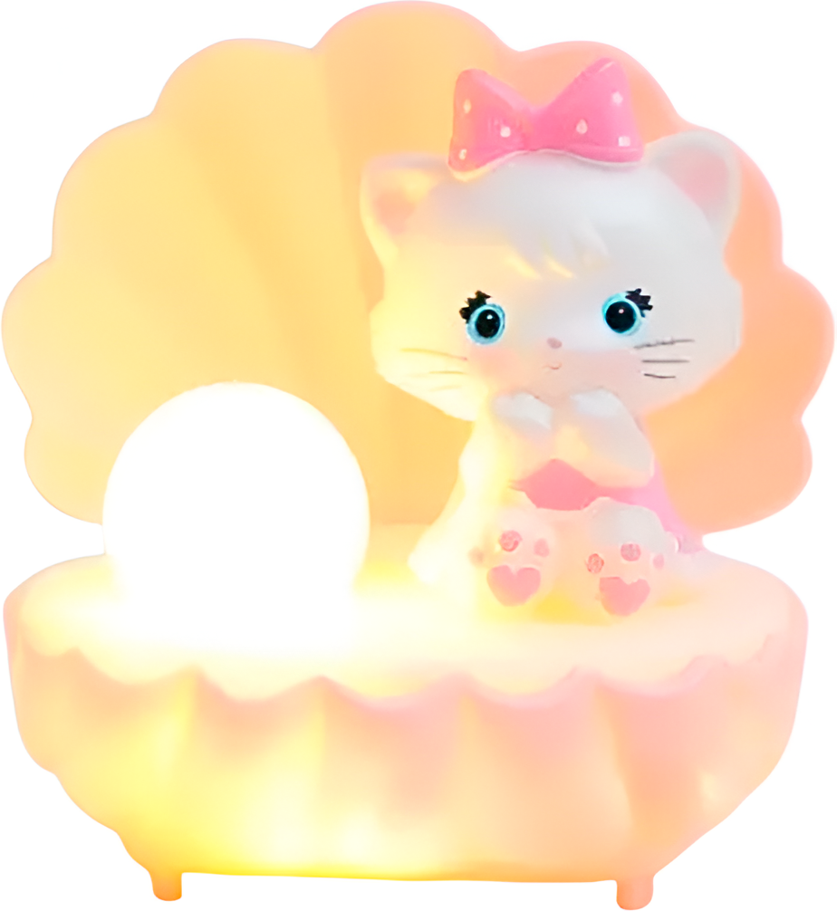 Ночник ILikeGift Shell kitty / 991-9-A