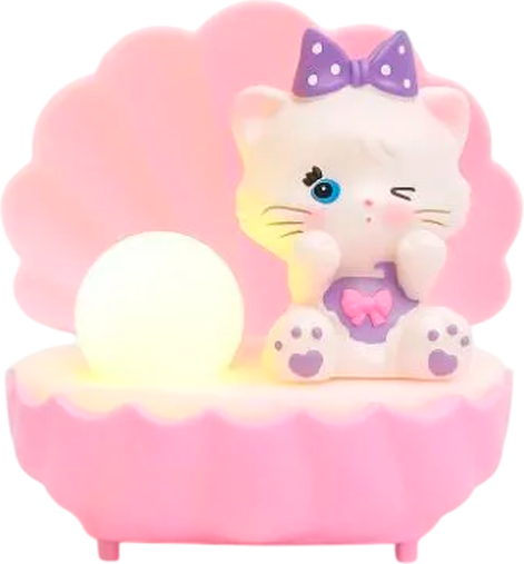 Ночник ILikeGift Shell kitty / 991-9-B