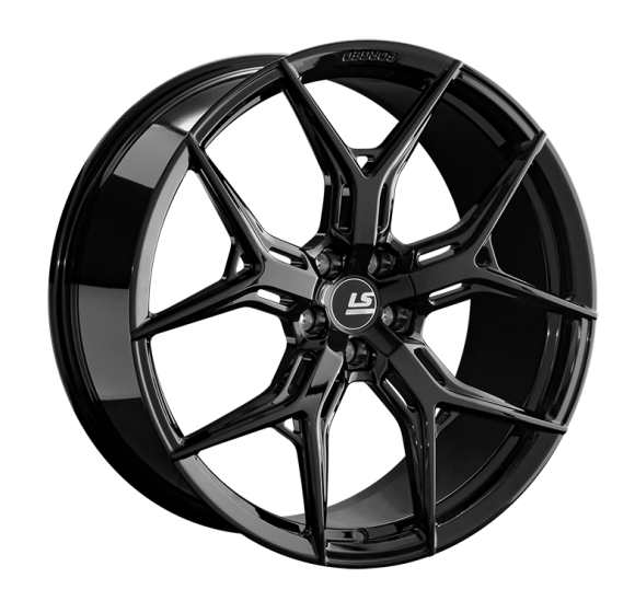 Литой диск LS wheels Forged FG14Y 22x9.5" 5x112мм DIA 66.6мм ET 35мм BK