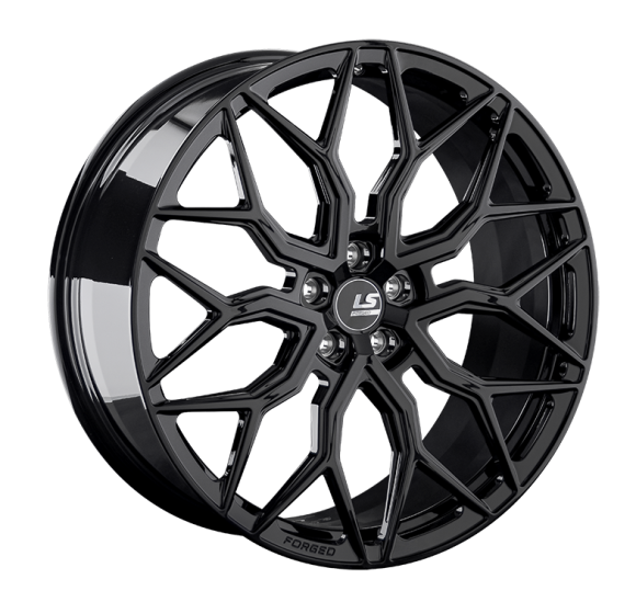 Литой диск LS wheels Forged FG13Y 22x10.5" 5x112мм DIA 66.6мм ET 43мм BK