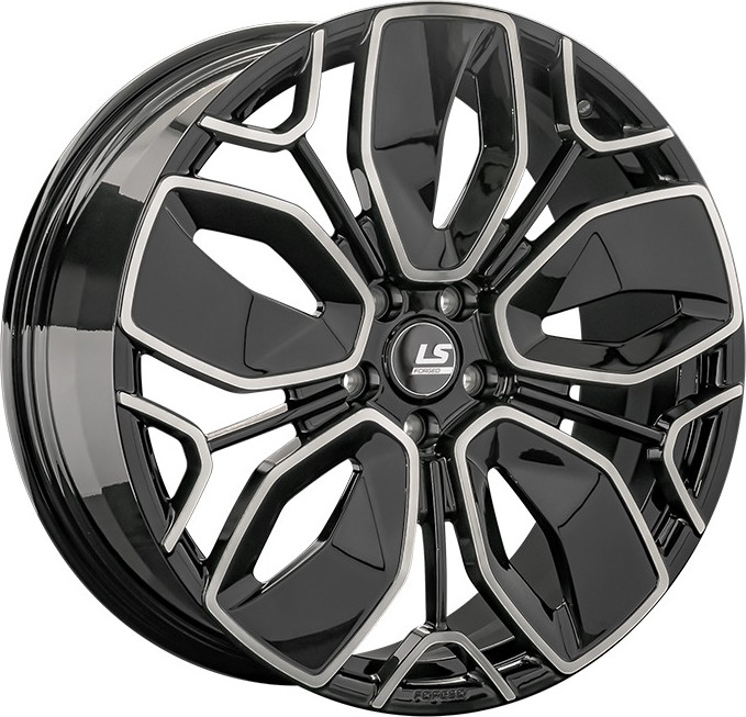 Литой диск LS wheels Forged FG38 22x9" 5x114.3мм DIA 60.1мм ET 45мм BKF