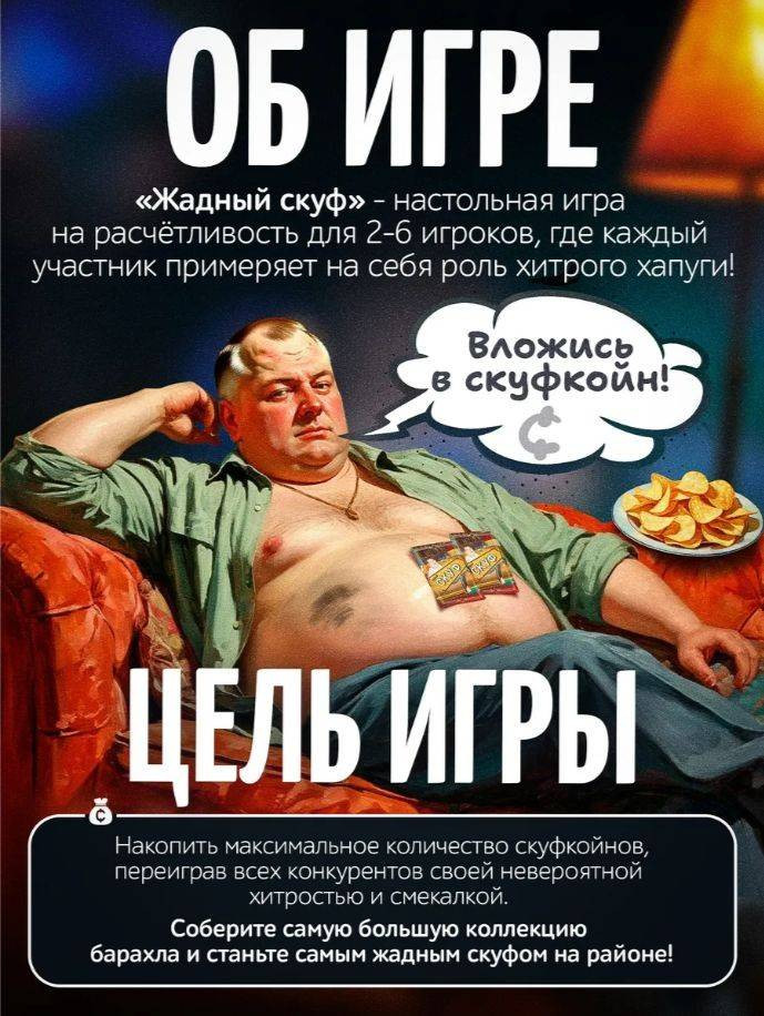 Настольная игра ILikeGift Жадный скуф / НС-8916 — фото 3