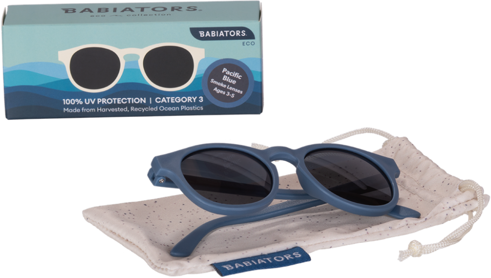 Очки солнцезащитные Babiators Eco Keyhole Pacific Blue 3-5 / ECO-KEY002-M — фото 4