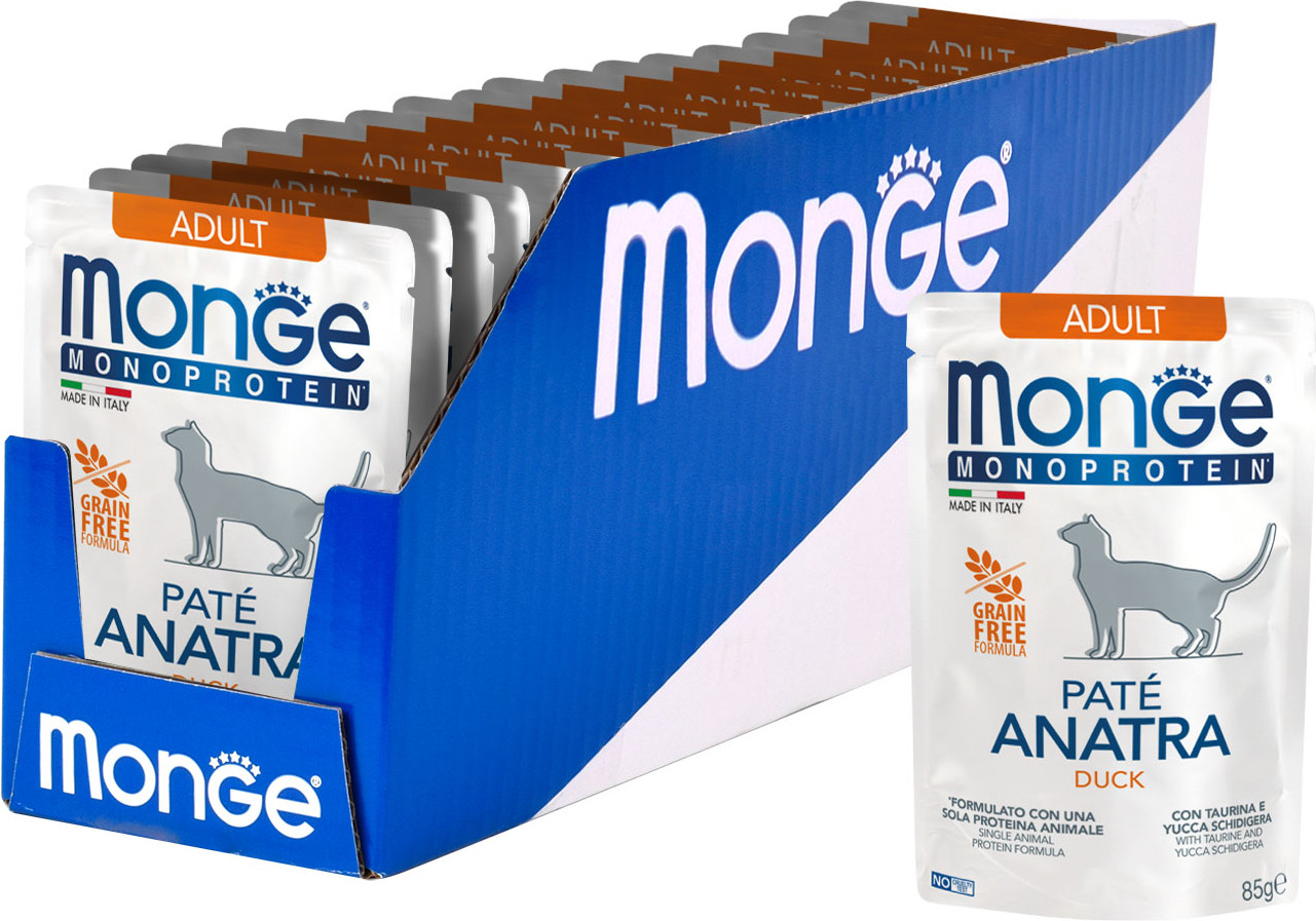 Влажный корм для кошек Monge Monoprotein Утка (85г) — фото 3
