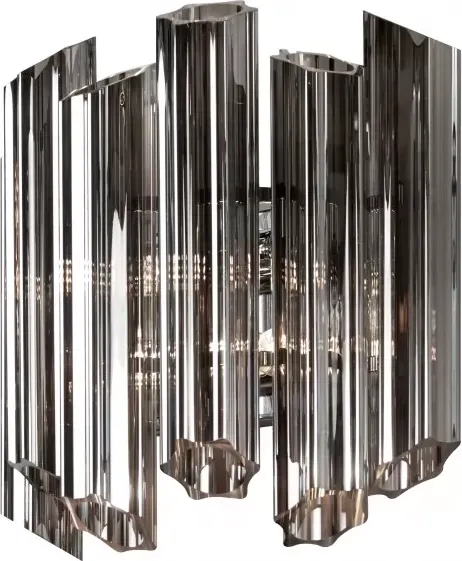 Бра ILamp Destiny MB0267-2B CHROME+SMOKY GRAY — фото 2