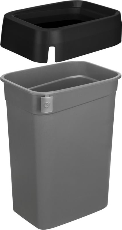 Мусорное ведро Restola Smart Bin Pro с крышкой Гастро / 436202311 (50л, серый) — фото 2