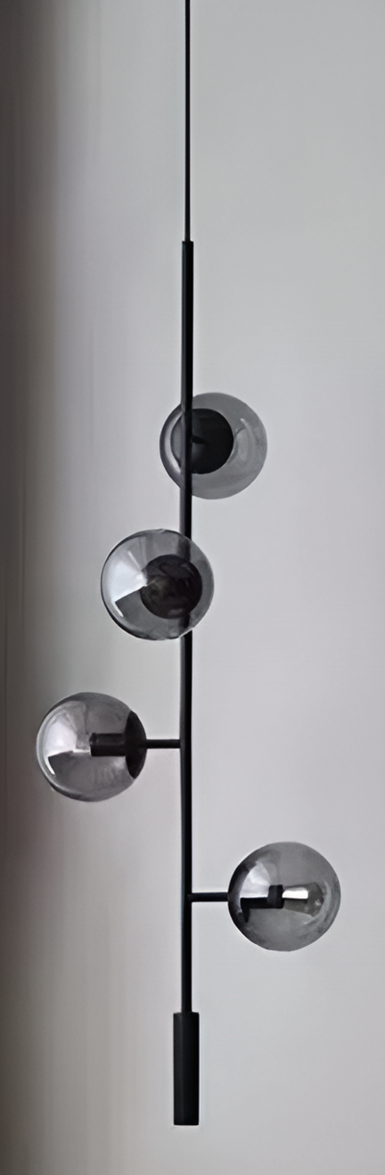 Люстра ILamp Aura 8615W-1S BK-SM