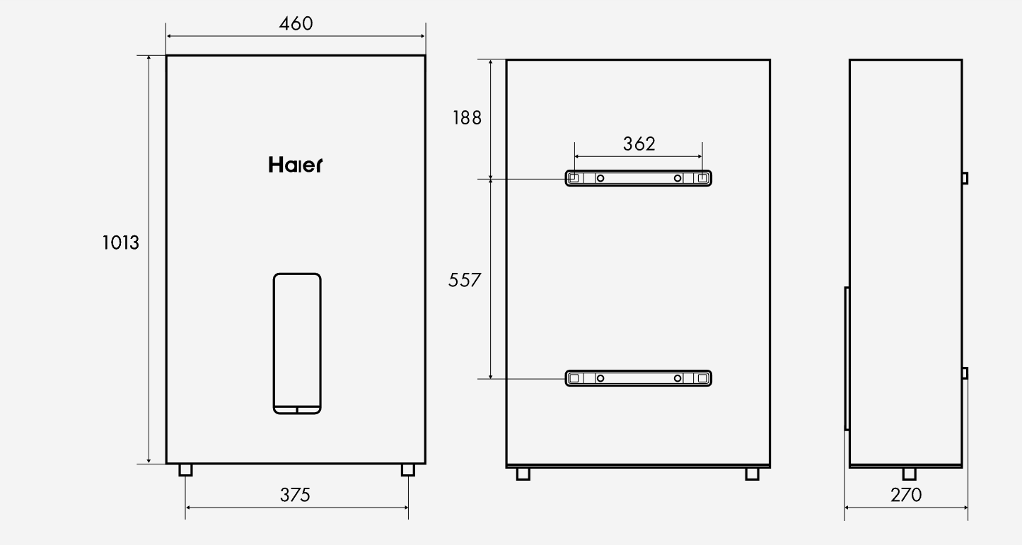 Накопительный водонагреватель Haier ES50V-D1 / GA0G7VE02 — фото 5