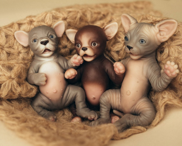 Фигурка коллекционная Magic Manufactory Magic Pets Сфинкс (бежевый) — фото 3