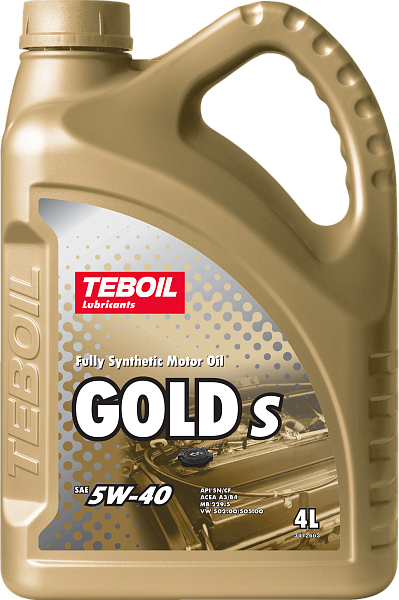 Моторное масло Teboil Gold S 5W40 / 3468033 (4л)