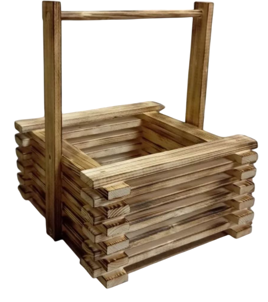 Ящик декоративный KraftHouse Колодец 25x25x30 / 2039339205587 (обожженный)