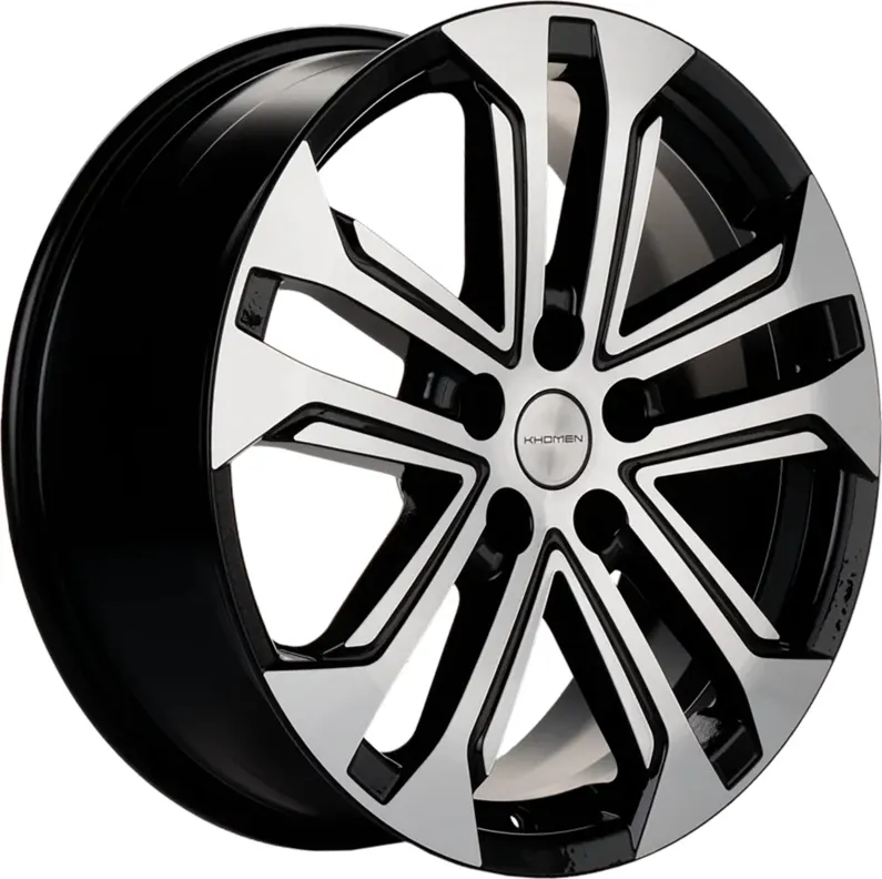 Литой диск Khomen KHW1803 Chery Tiggo 3/Pro 18x7" 5x108мм DIA 60.1мм ET 45мм (Black FP)