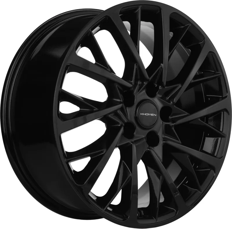 Литой диск Khomen KHW1804 Atlas/Pro/Myway 18x7.5" 5x114.3мм DIA 60.1мм ET 45мм (Black)