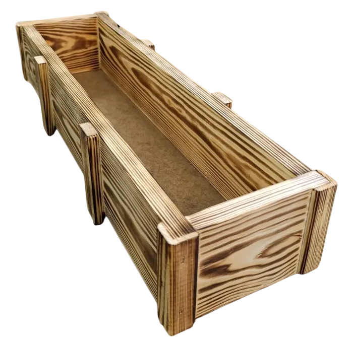 Кашпо KraftHouse Балконный ящик 15x9x52 / 2044638951431 (обожженный)