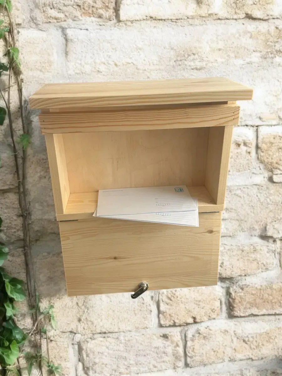 Почтовый ящик KraftHouse 38x13x25 / 2043586556576 (деревянный) — фото 4