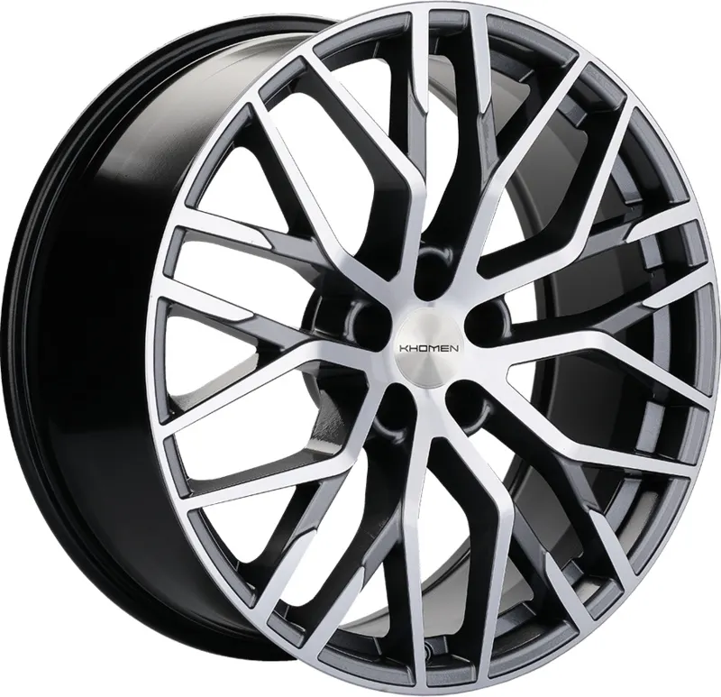 Литой диск Khomen KHW2005 Tugella 20x8.5" 5x108мм DIA 63.4мм ET 46мм (Gray FP)