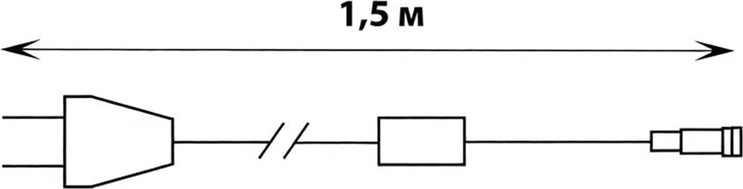 Провод для гирлянд Uniel UCX-F90 P/1.5M/BK / UL-00013215 — фото 3