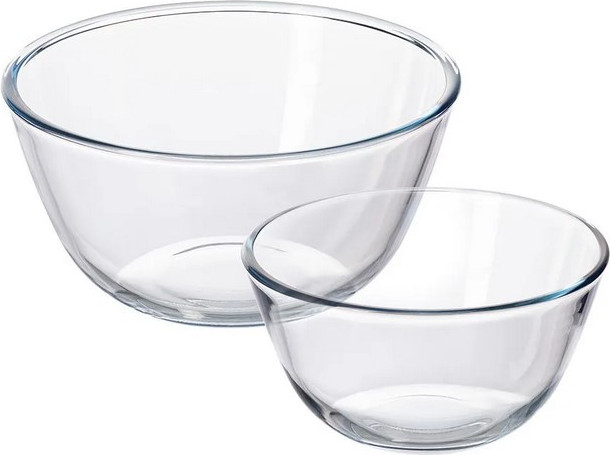 Набор салатников Elan Gallery Crystal glass / 360155
