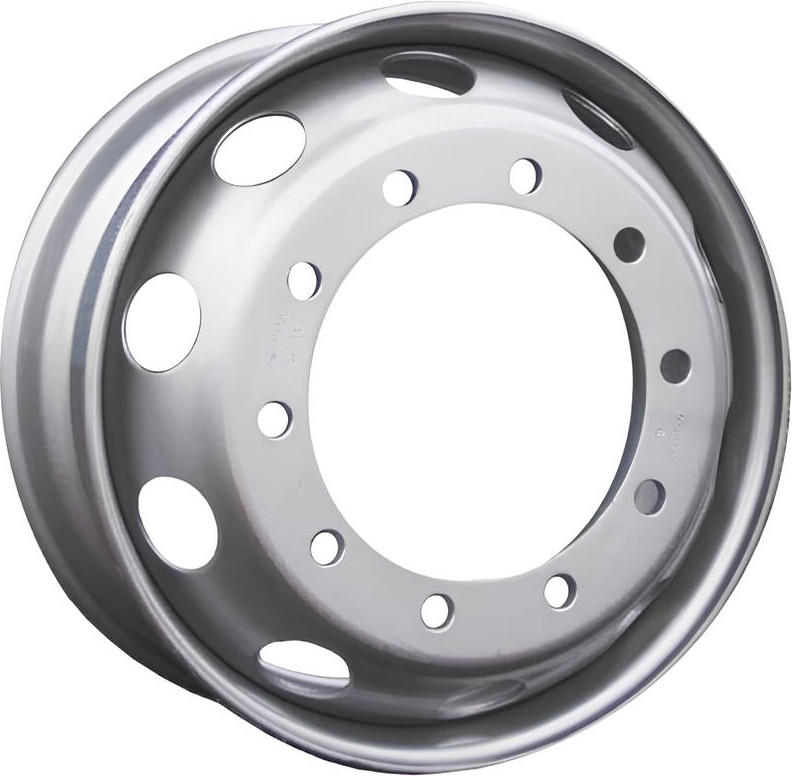 Штампованный диск Asterro M22DS36 (1912) 19.5x8.25" 8x275мм DIA 221мм ET 151мм Серебро