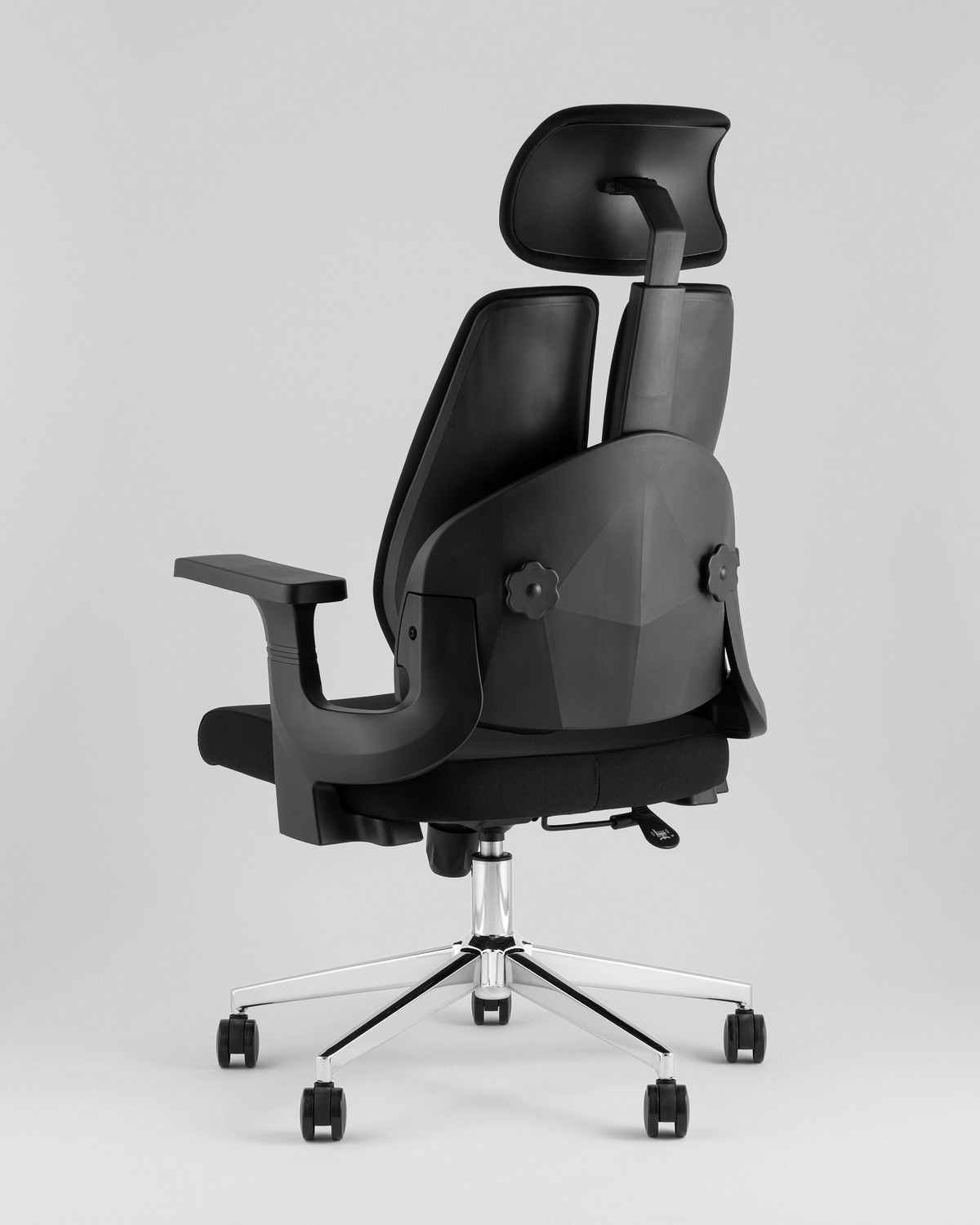 Кресло офисное TopChairs Kineo WH-A888 (черный) — фото 5