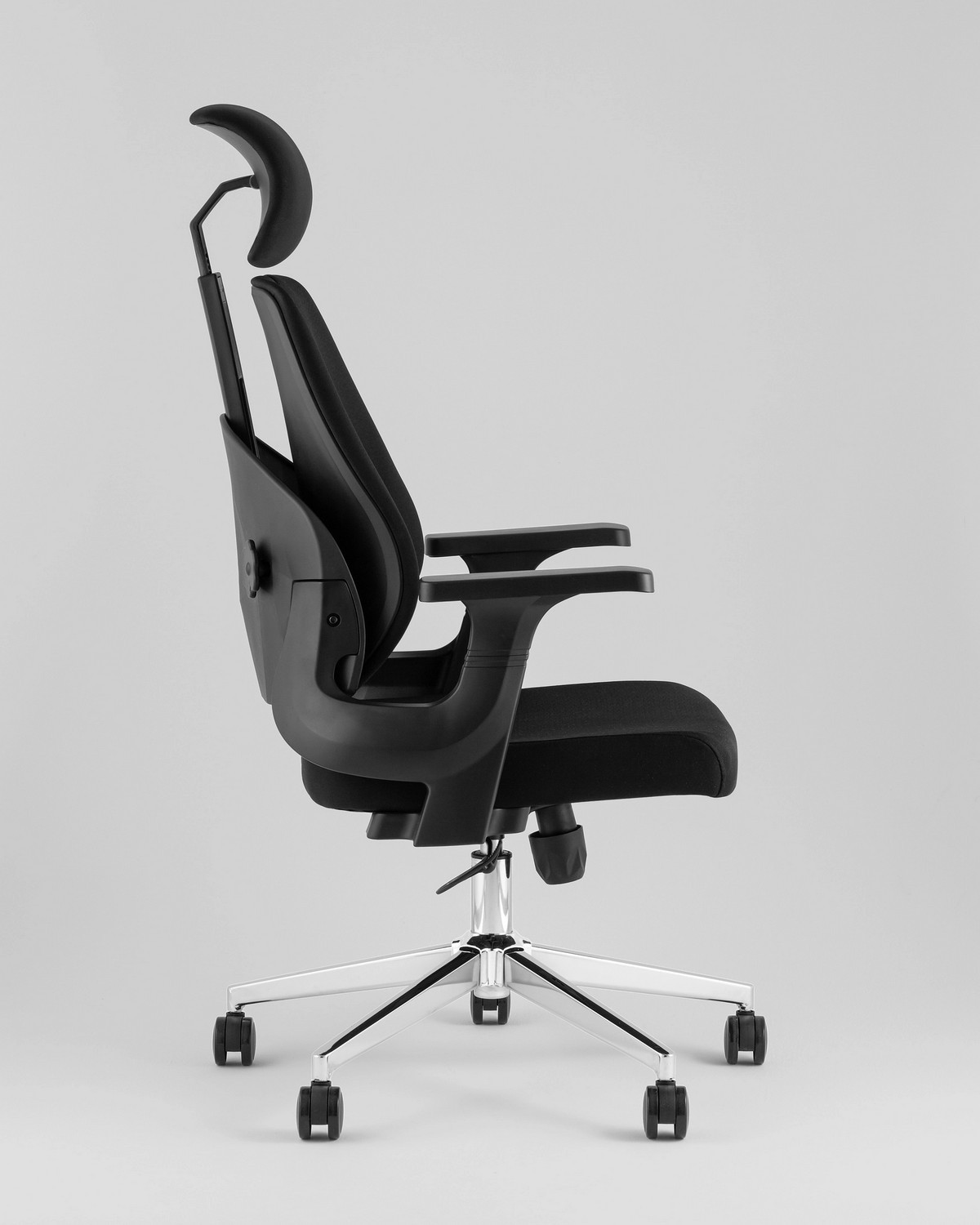 Кресло офисное TopChairs Kineo WH-A888 (черный) — фото 3