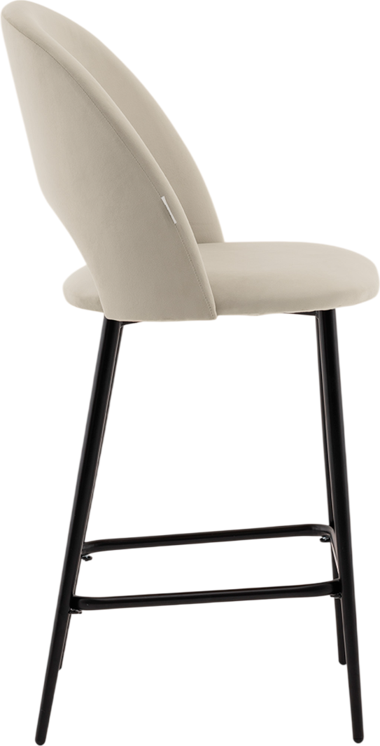 Стул барный Stool Group Меган SN LV-122-H07-01P-01 (велюр бежевый) — фото 3