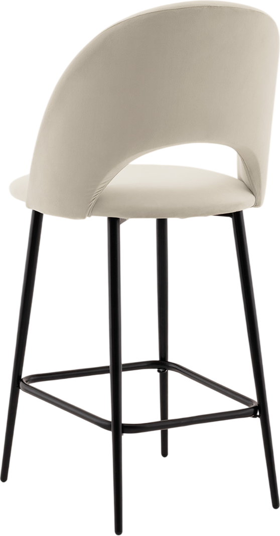 Стул барный Stool Group Меган SN LV-122-H07-01P-01 (велюр бежевый) — фото 5