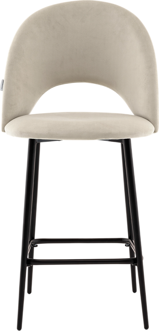 Стул барный Stool Group Меган SN LV-122-H07-01P-01 (велюр бежевый) — фото 2