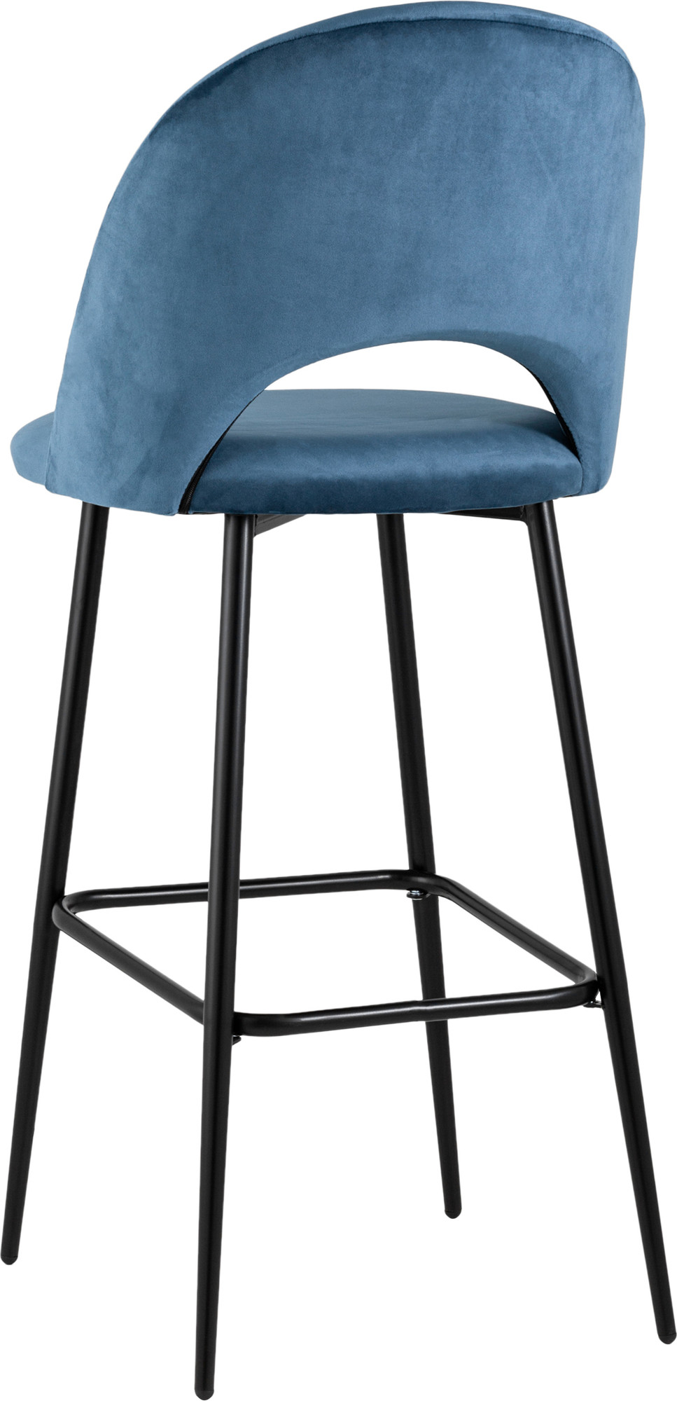 Стул барный Stool Group Меган SN LV-122-H58-01P-01 (велюр пыльно-синий) — фото 5