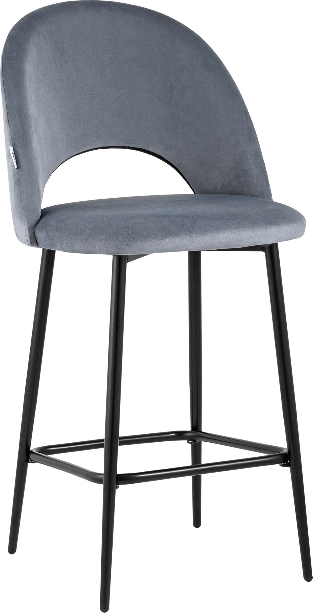 Стул барный Stool Group Меган SN LV-122-H14-01P-01 (велюр серый)
