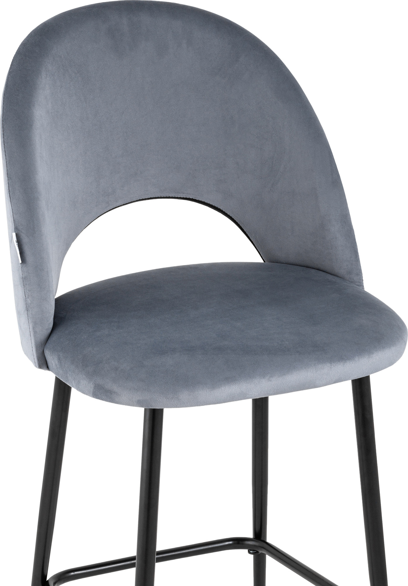 Стул барный Stool Group Меган SN LV-122-H14-01P-01 (велюр серый) — фото 6