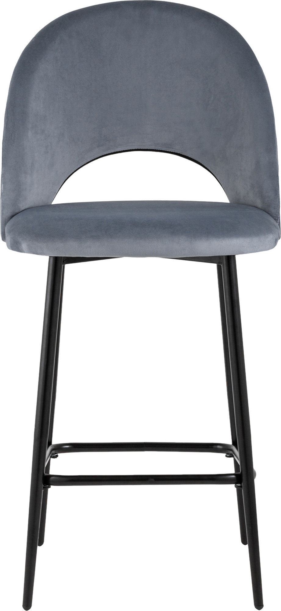 Стул барный Stool Group Меган SN LV-122-H14-01P-01 (велюр серый) — фото 2