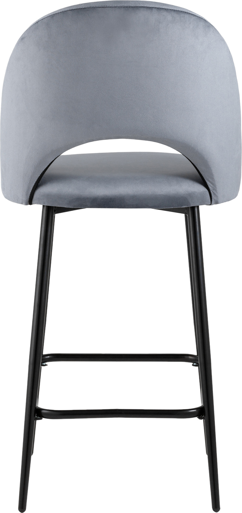 Стул барный Stool Group Меган SN LV-122-H14-01P-01 (велюр серый) — фото 4