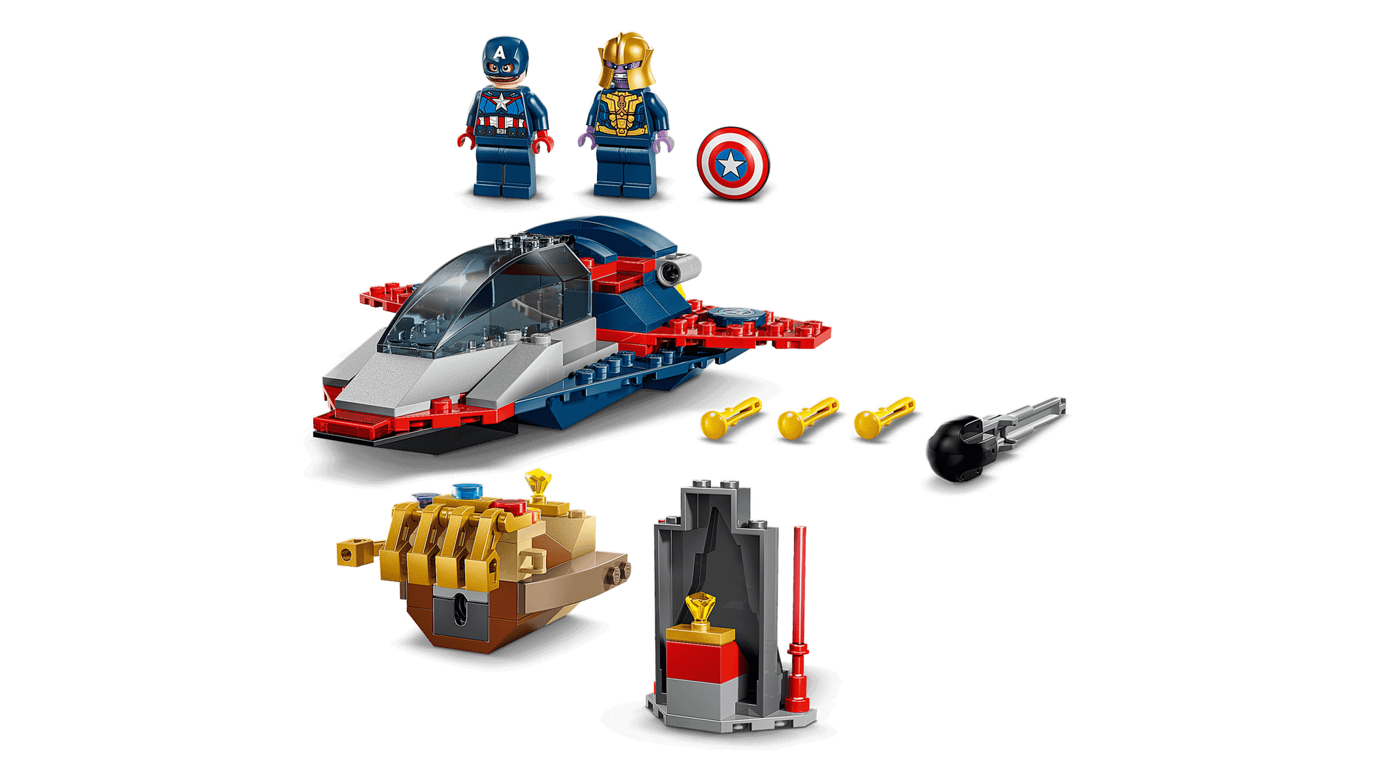 Конструктор Lego Marvel Капитан Америка против Таноса 76319 — фото 4