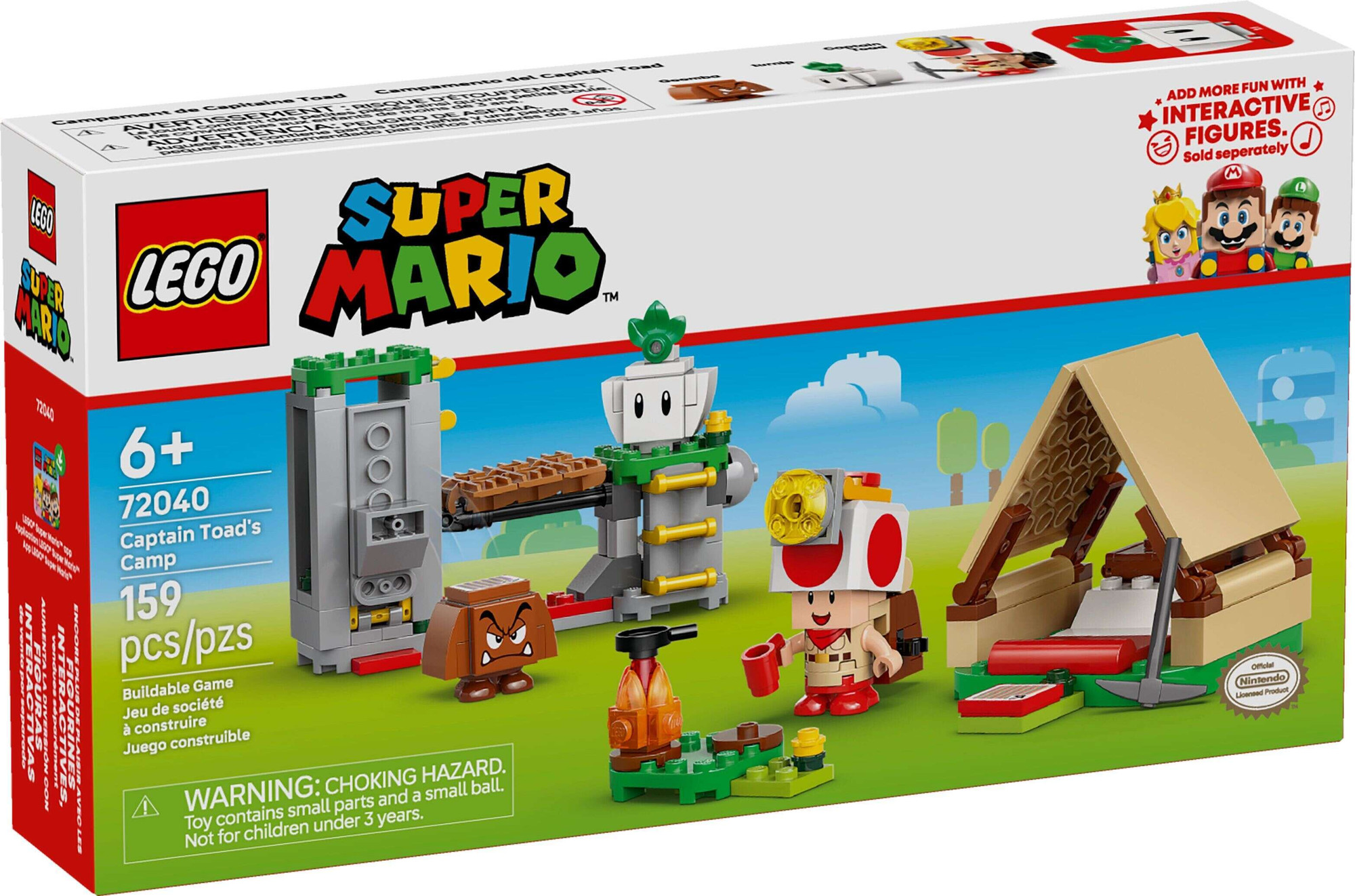 Конструктор Lego Super Mario Лагерь капитана Тоада 72040