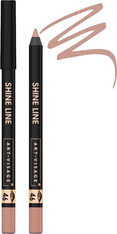 Карандаш для глаз Art-Visage Shine Line Водостойкий тон 46 розовое золото