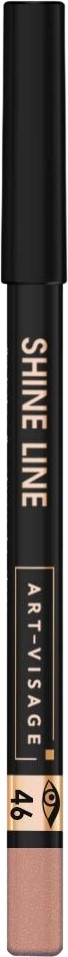Карандаш для глаз Art-Visage Shine Line Водостойкий тон 46 розовое золото — фото 2