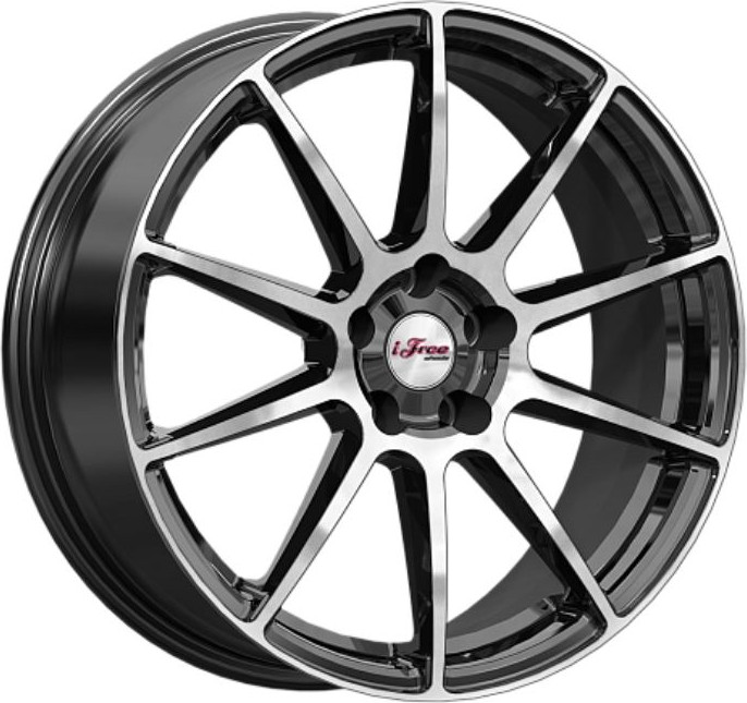 Литой диск iFree Винзор 18x7" 5x100мм DIA 57.1мм ET 28мм Блэк джек