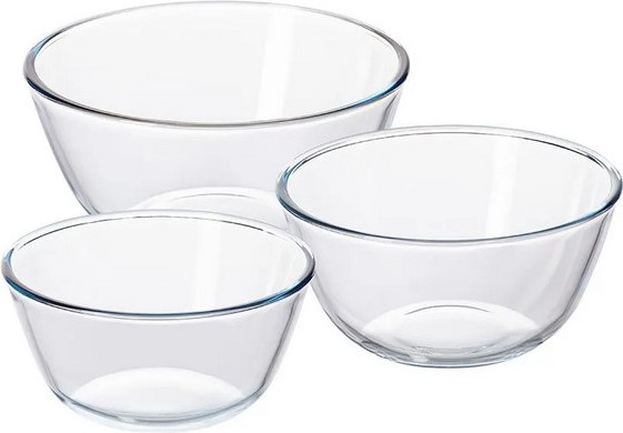 Набор салатников Elan Gallery Crystal glass / 360169